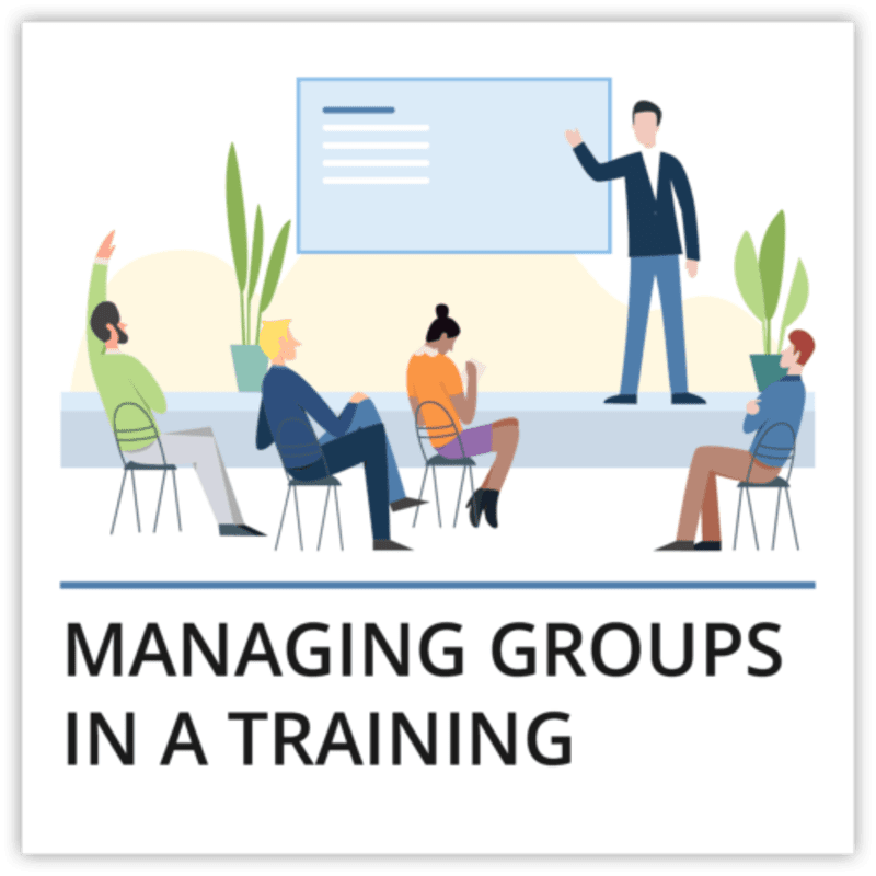 Managing Groups in a Training